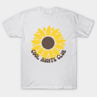 Sunflower aunt graphic T-Shirt